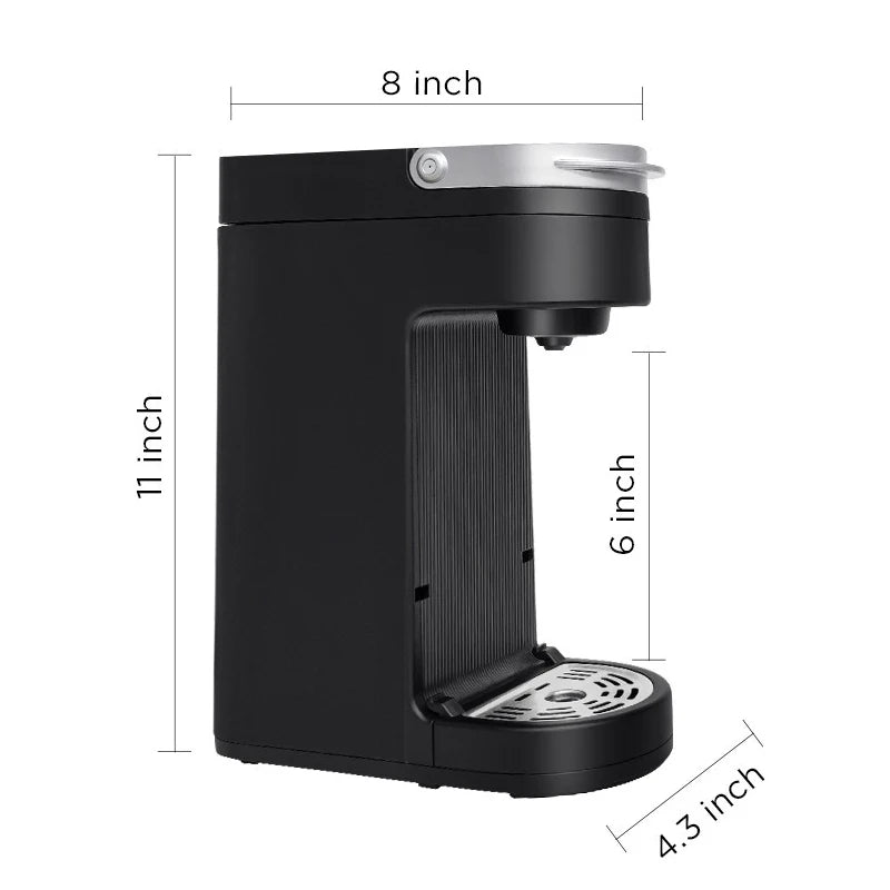 K‑Cup Capsule Coffee Machine, Single Serve Drip Coffee Maker, Portable Electric  Travel Coffee Machine EU/US Plug for Home Hotel