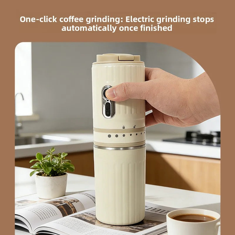 Mini Portable Hand-Brewed Coffee Machine - Outdoor Travel Companion Small Home Brewing Coffee Cup