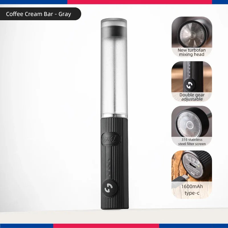 Bincoo Milk Foamer Coffee Whisk Mixer Electric Blender Egg Beater Mini Frother Handle Stirrer Cappuccino Maker Cooking Tools